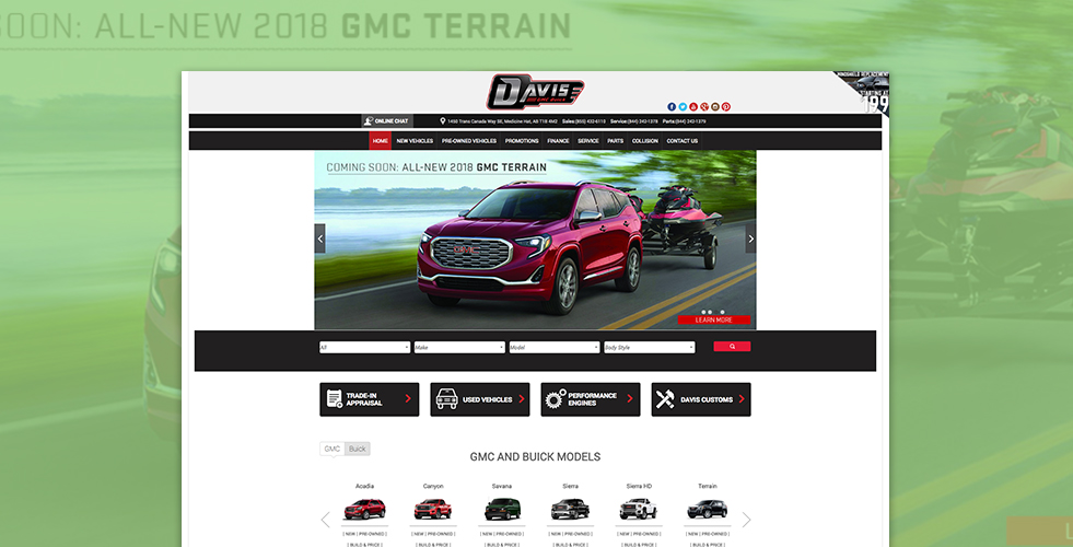 Davis GMC Buick Medicine Hat EDealer