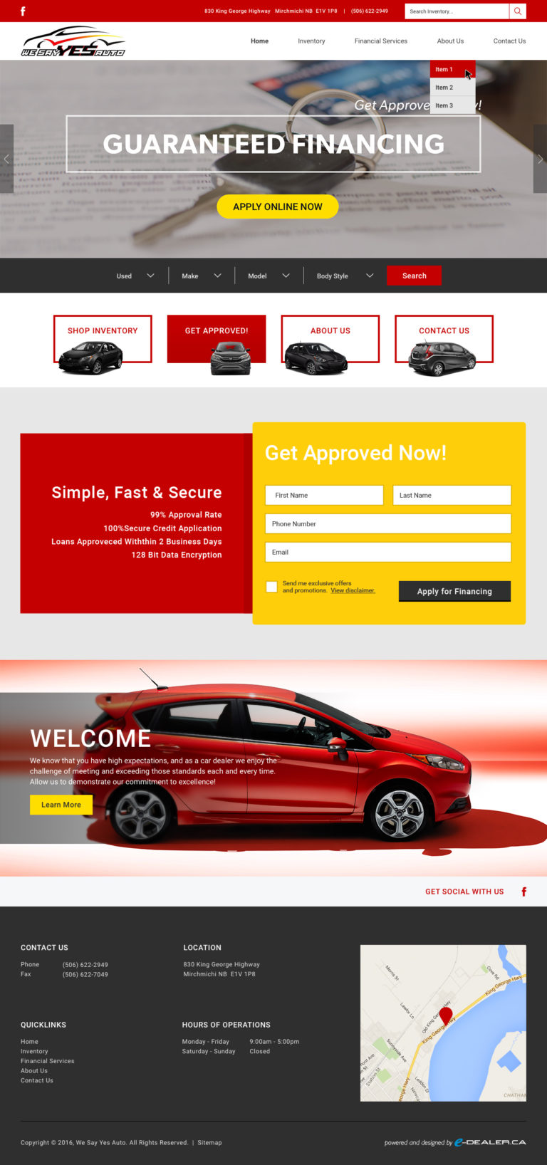 We Say Yes Auto Sales EDealer