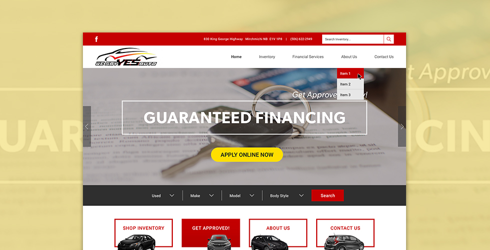 We Say Yes Auto Sales EDealer