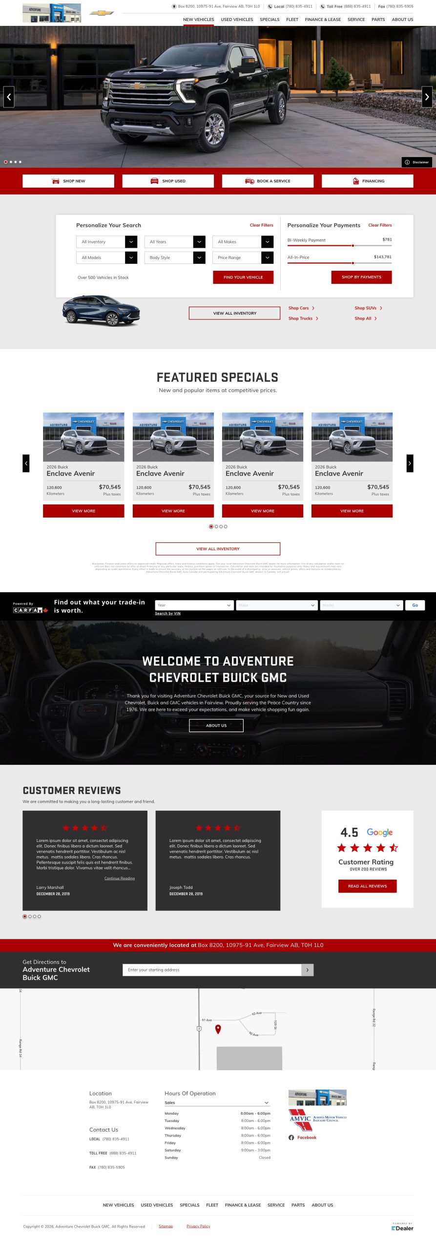 Adventure Chevrolet Buick GMC