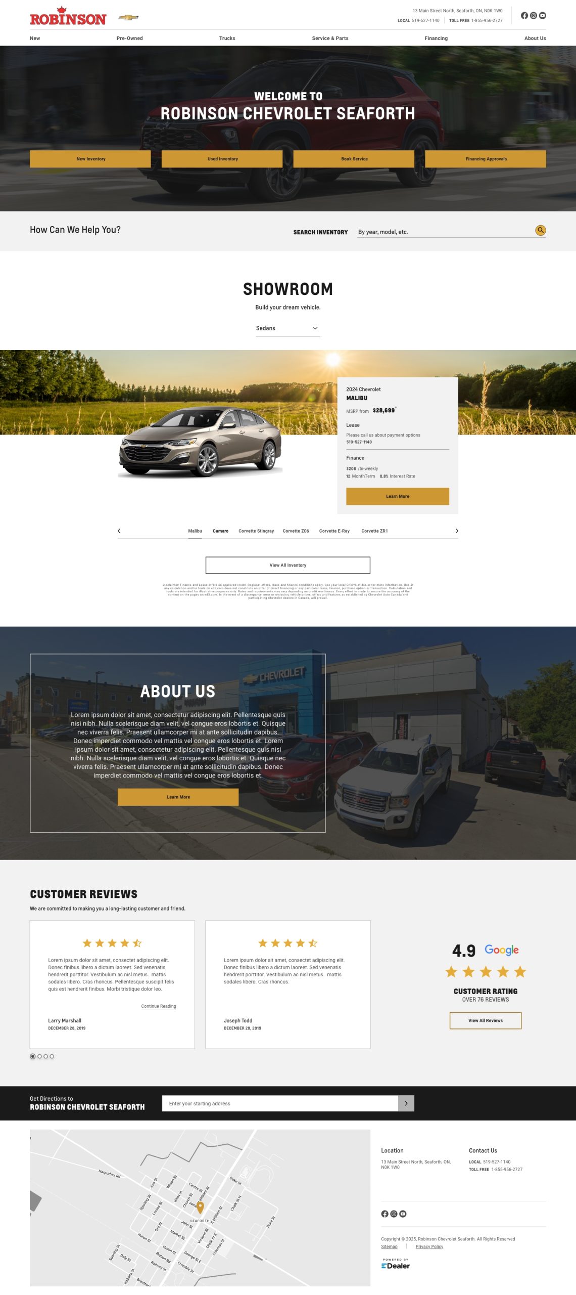 Robinson Chevrolet Seaforth