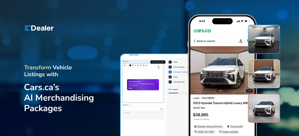 Transform Vehicle Listings with Cars.ca’s AI Merchandising Packages