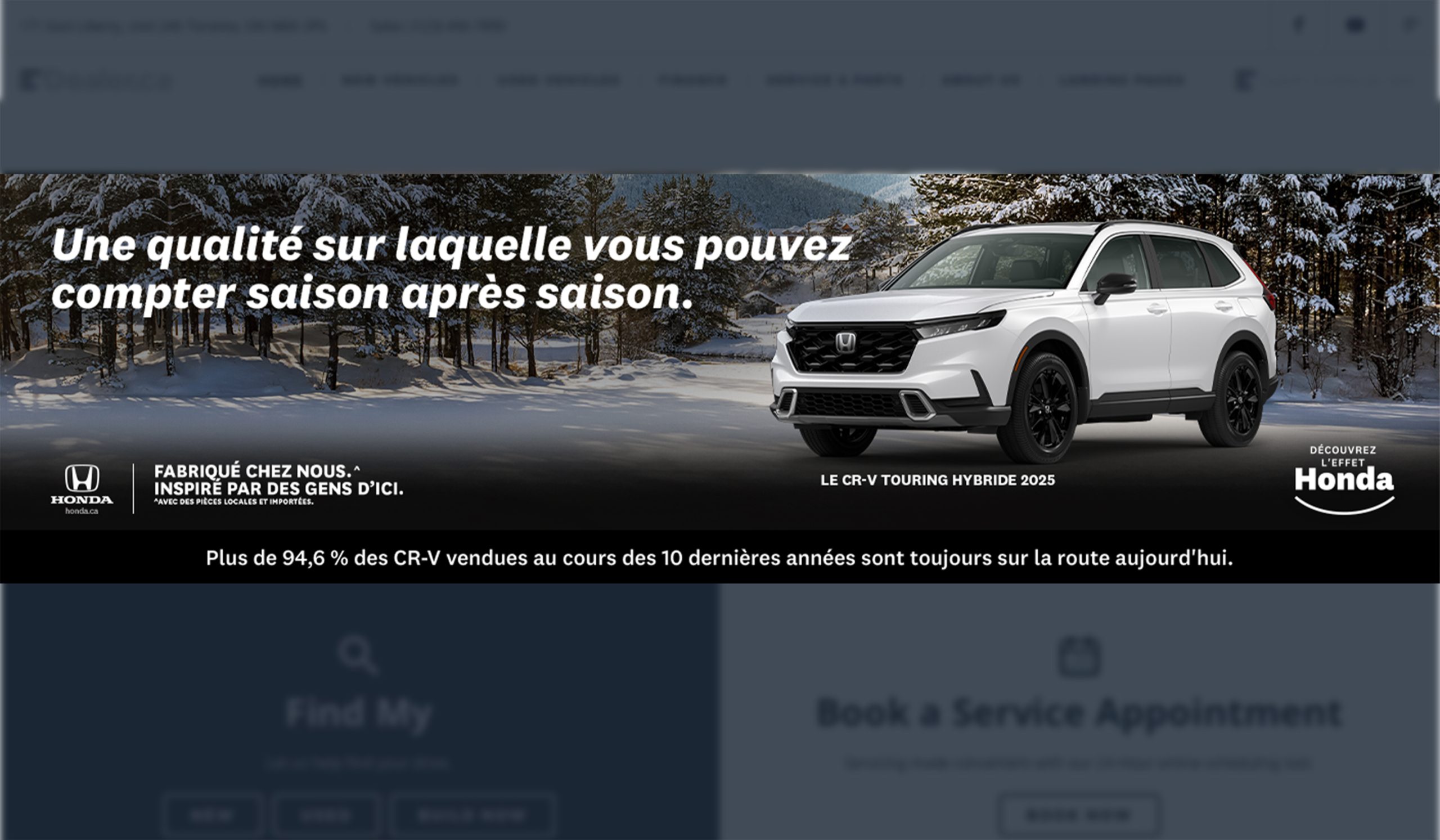 Exemple de promotion Honda