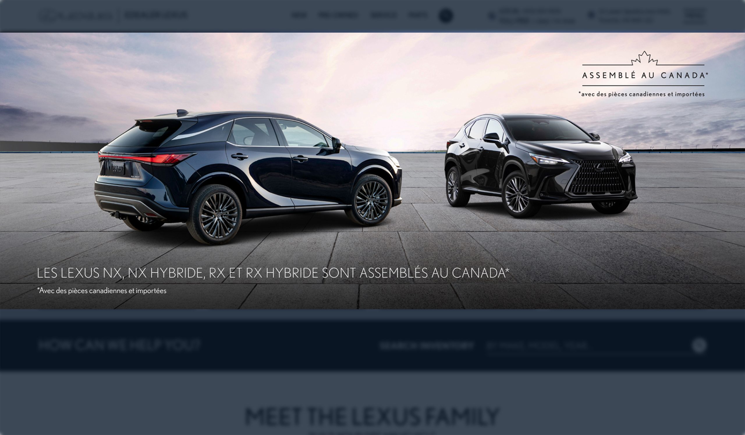 Exemple de promotion Lexus