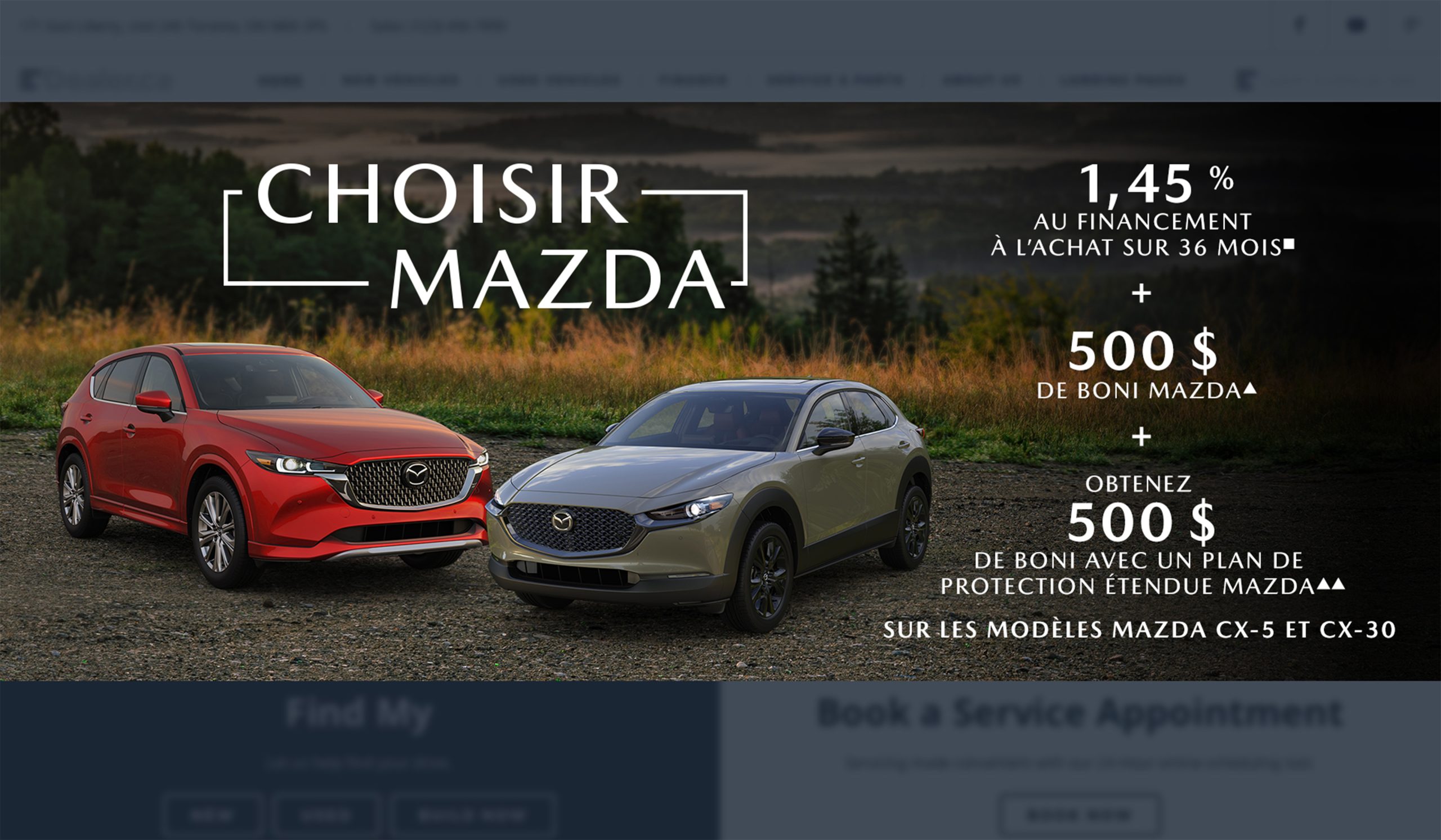 Exemple de promotion Mazda