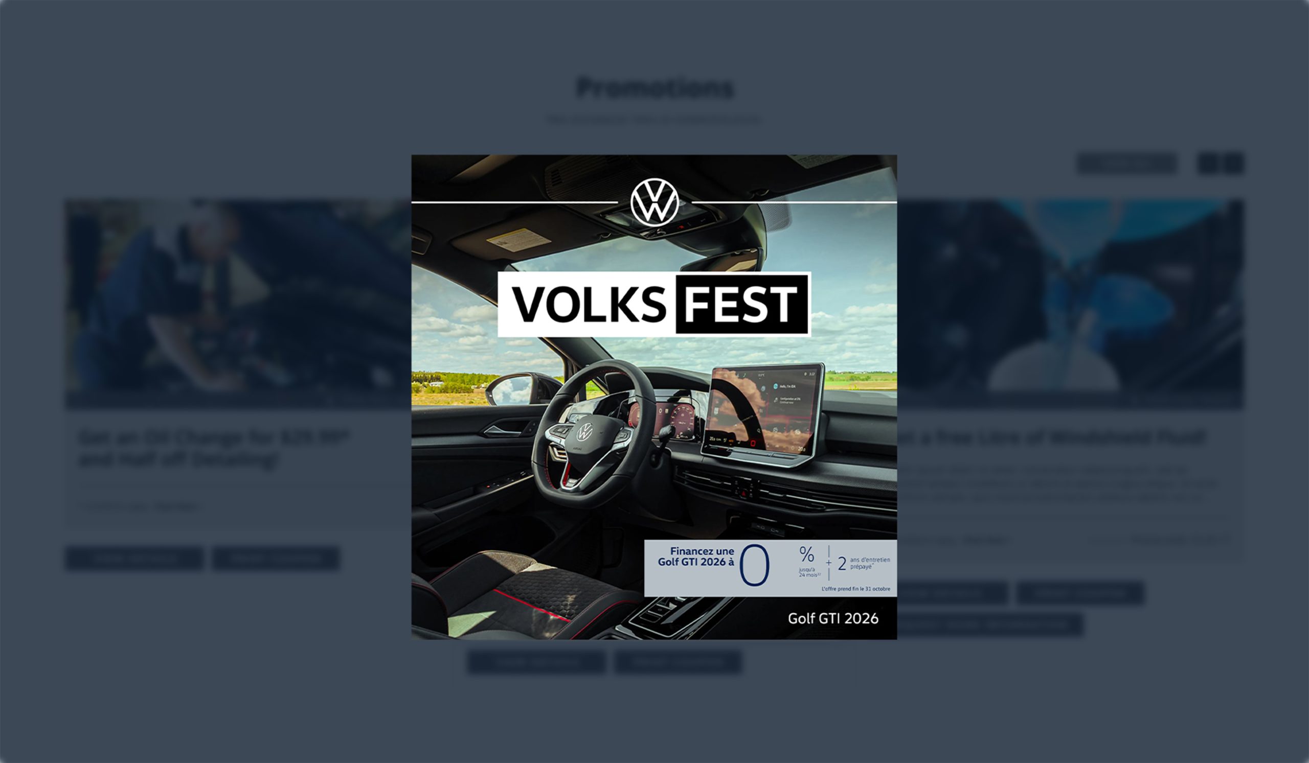 Exemple de promotion VW