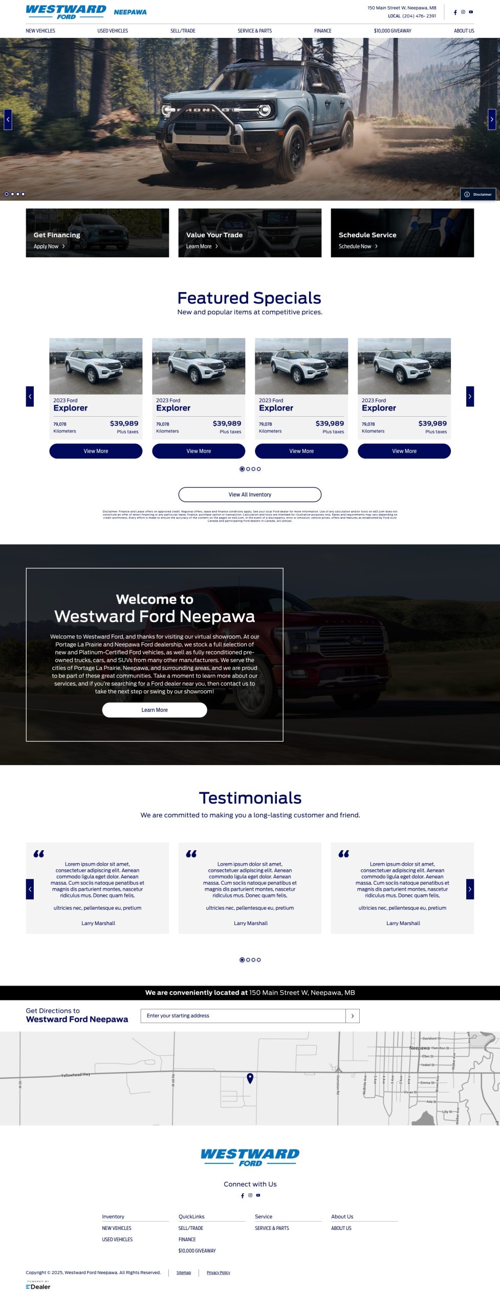 Westward Ford Neepawa