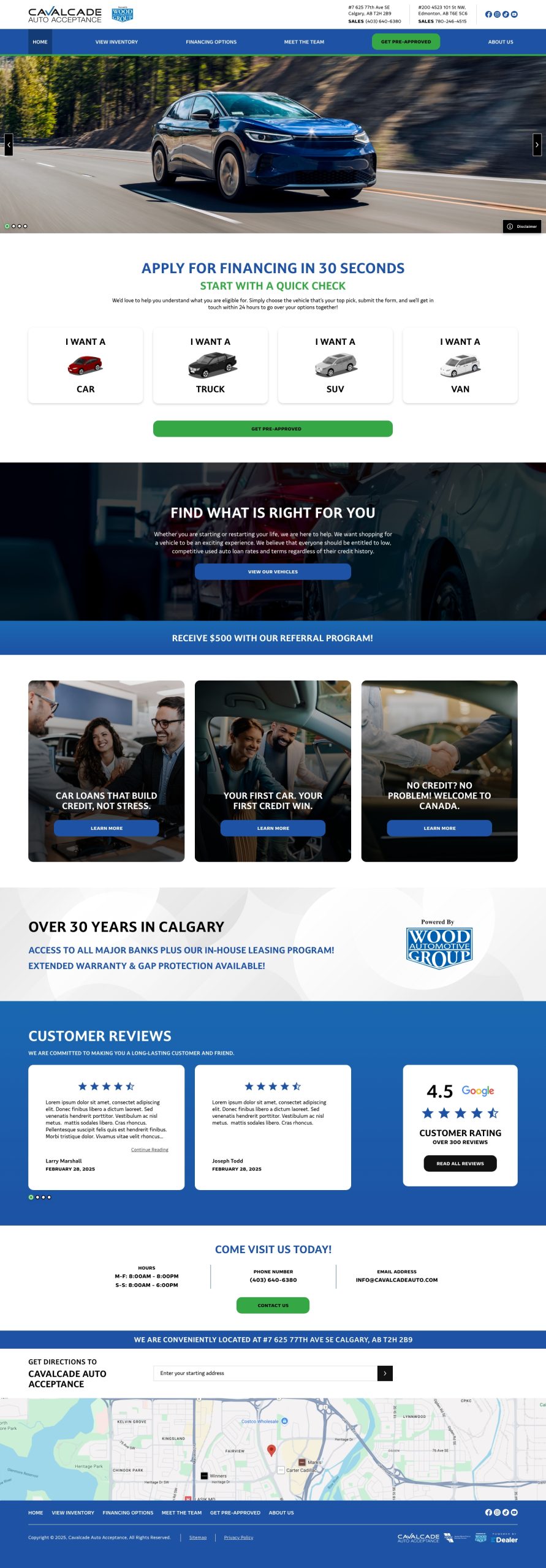 Cavalcade Auto Acceptance