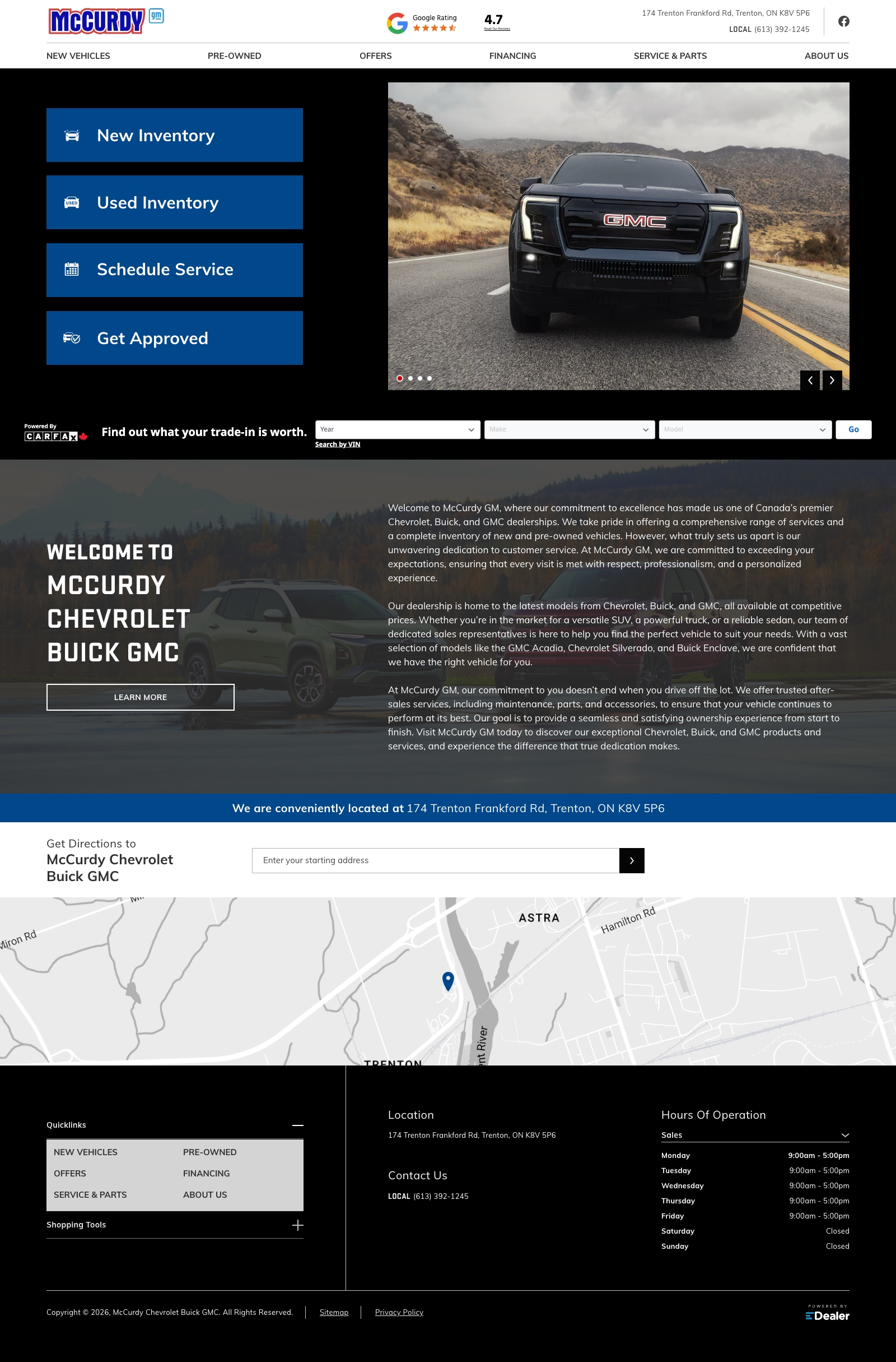 McCurdy Chevrolet Buick GMC Ltd