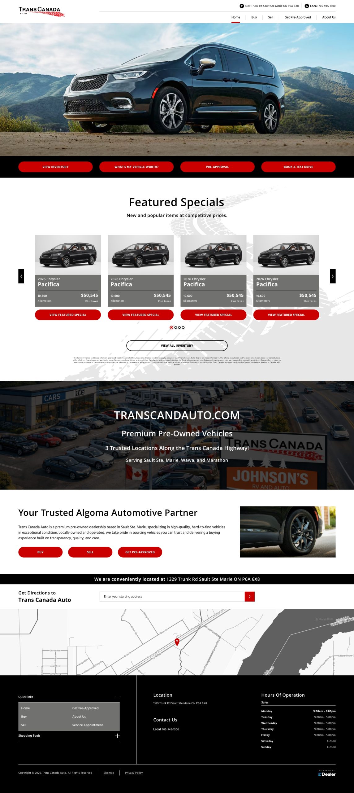Trans Canada Used Cars