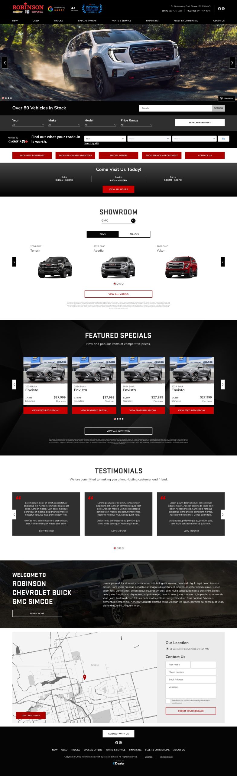 Robinson Chevrolet Buick GMC Simcoe