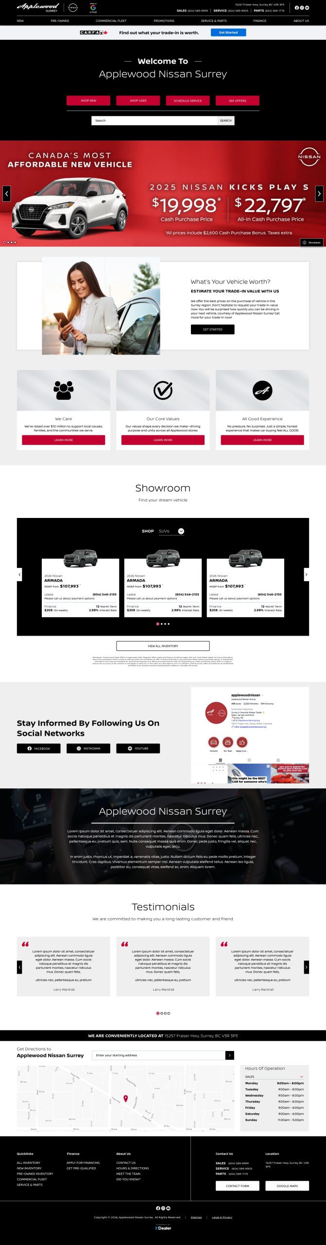 Applewood Nissan Surrey