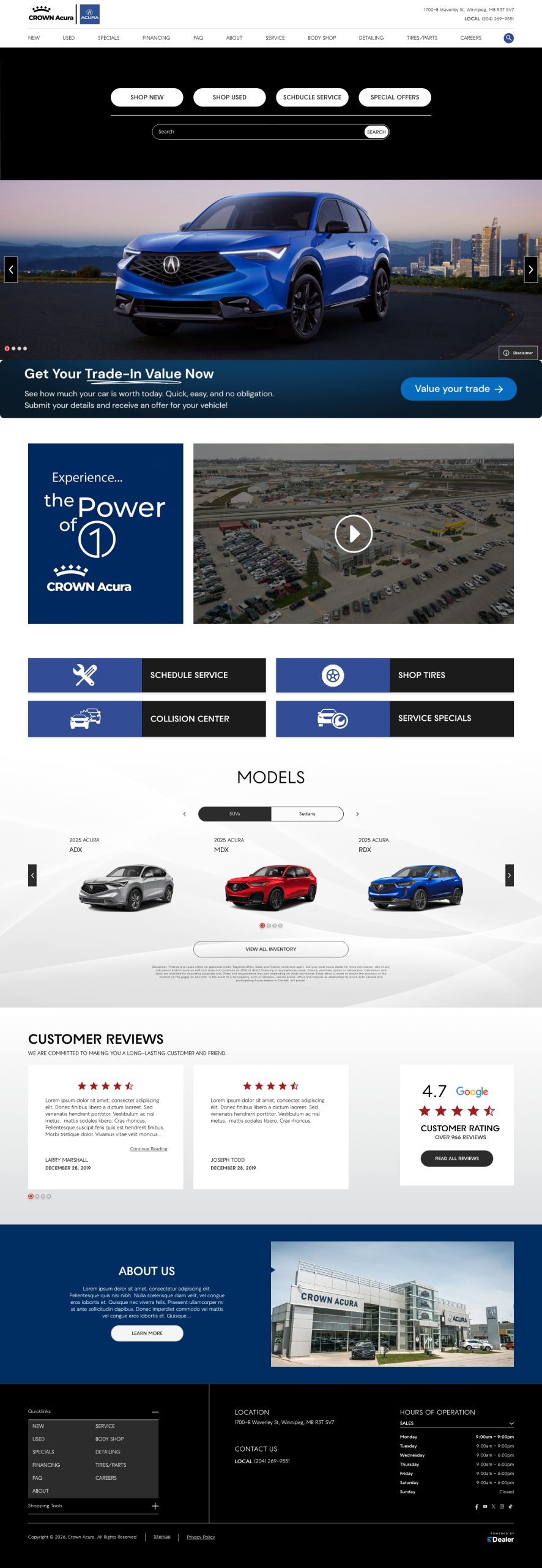 Crown Acura