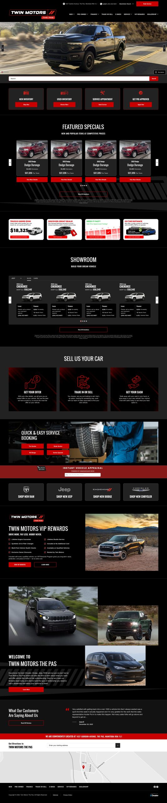Twin Motors The Pas